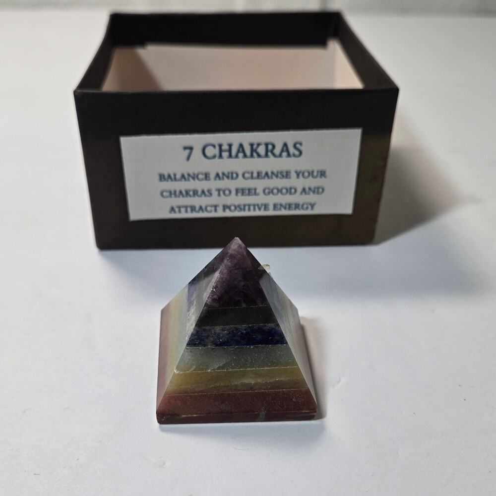 Chakra Pyramid Energy Stone - Picture 3 of 5